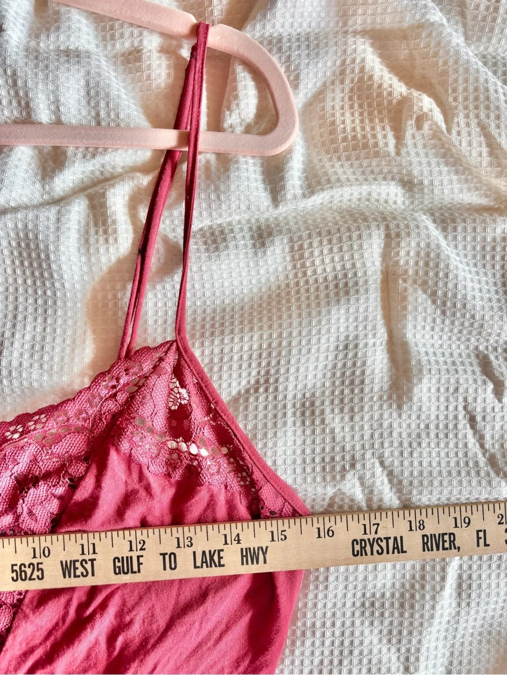 victoria’s secret deep rose lace slip dress y2k romantic coquette cottagecore L